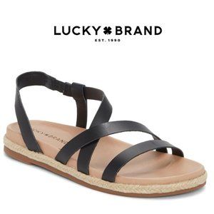 🆕️ New Lucky Brand Darli Slingback Sandal, Size  9.5 in Dusty Sand Leather